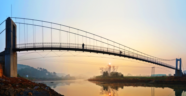民生吊橋貫通兩岸